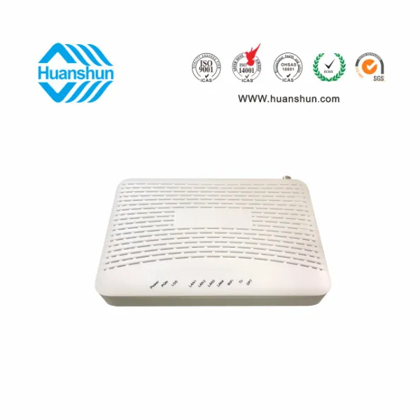 HSOS21176GNW FTTH 終端（XPON ONU WIFI，CATV） （GE+3FE+2*2WIFI+CATV NE)